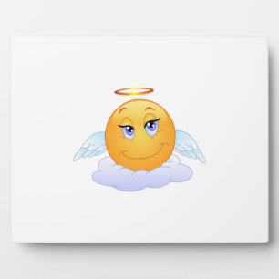 Angel smiley fotoplaat
