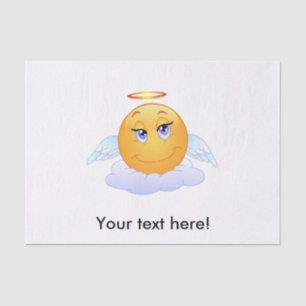 Angel smiley tissuepapier