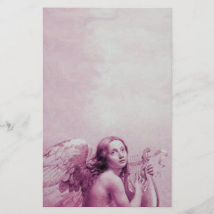 ANGEL SPEELT LYRA OVER DE CLOUDS BRIEFPAPIER
