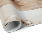 ANGEL SPEELT LYRA OVER DE CLOUDS brown Cadeaupapier (Rol Hoek)