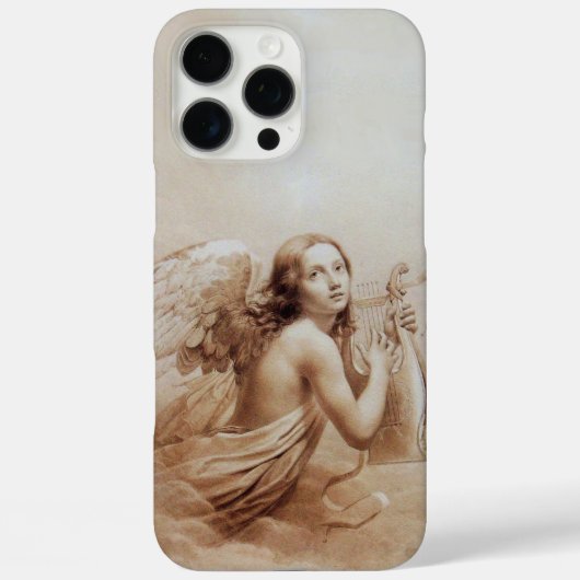 ANGEL SPEELT LYRA OVER DE CLOUDS brown Case-Mate iPhone Case (Achterkant)