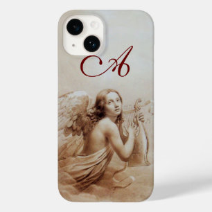 ANGEL SPEELT LYRA OVER DE CLOUDS brown monogram Case-Mate iPhone 14 Hoesje