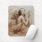 ANGEL SPEELT LYRA OVER DE CLOUDS brown Muismat (Met muis)