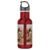 ANGEL SPEELT LYRA OVER DE CLOUDS brown Waterfles (Achterkant)