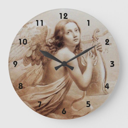 ANGEL SPEELT LYRA OVER DE CLOUDS GROTE KLOK (Voorkant)