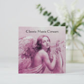 ANGEL SPEELT LYRA OVER DE CLOUDS,Monogram Kaart (Staand voorkant)