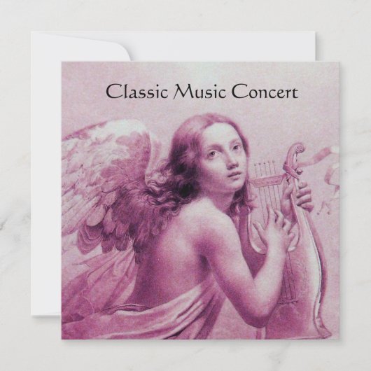 ANGEL SPEELT LYRA OVER DE CLOUDS,Monogram Kaart (Voorkant)