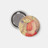 Angel Spelen Een Flageolet Magneet (Voorkant / Achterkant)