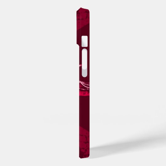 Angel Star aangepaste naam ruby red Case-Mate iPhone Case (Achterkant / Links)