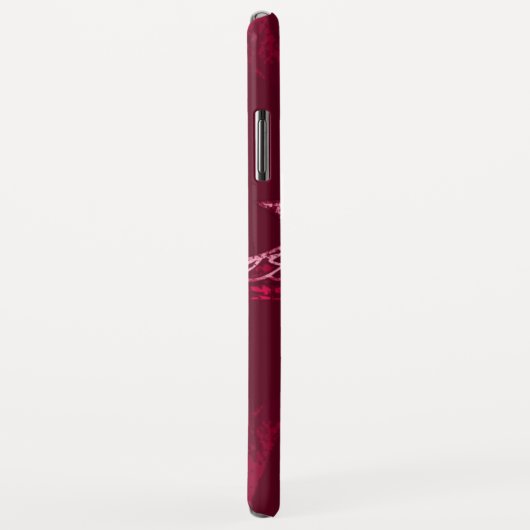 Angel Star-aangepaste naam ruby red iphone case (Achterkant/rechts)