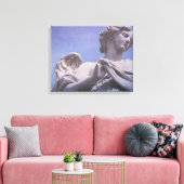 Angel Statue Canvas Afdruk (Insitu (Woonkamer))