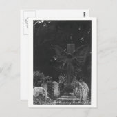 Angel Statue Old Cemetery Briefkaart Text (Voorkant / Achterkant)