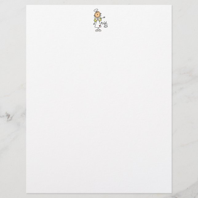 Angel Stick Figuur Letterhead (Voorkant)