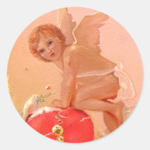 Angel, stickers. ronde sticker