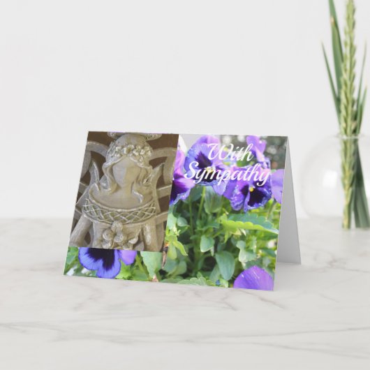 Angel Sympathy Card Kaart (Voorkant)