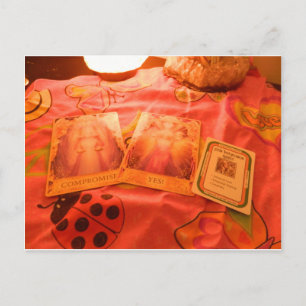 Angel Tarot-kaarten Briefkaart