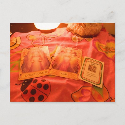 Angel Tarot-kaarten Briefkaart (Voorkant)