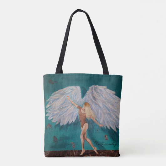 Angel-Tas voor uw winkelbehoeften Draagtas (Achterkant)