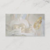 Angel tenant un Carte de visite de colombe (Dos)