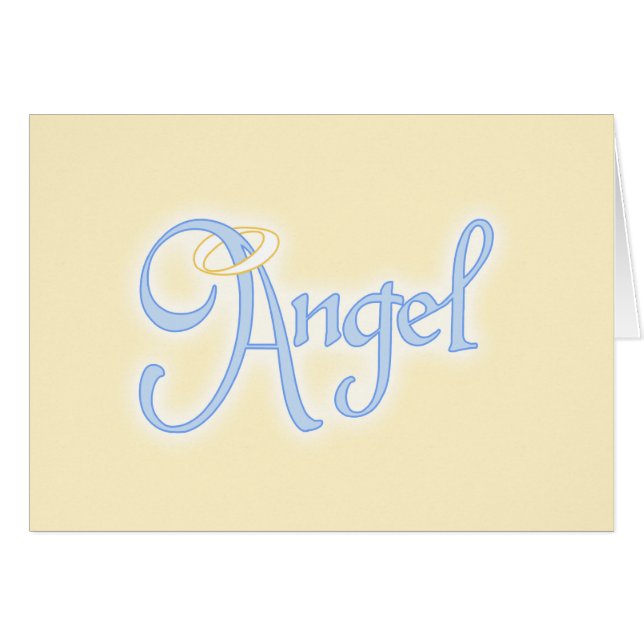 Angel Text (Voorkant Horizontaal)