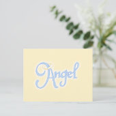 Angel Text Briefkaart (Staand voorkant)