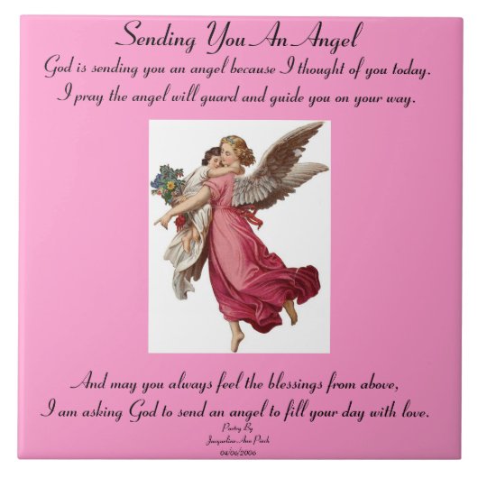 Angel Tile Tegeltje (Voorkant)