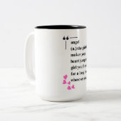 Angel Tweekleurige Koffiemok (Voorkant links)