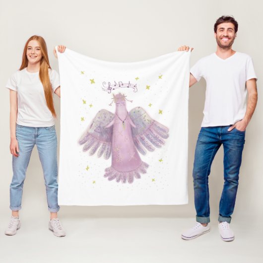 Angel Valentijn Fleece Deken (In situ)