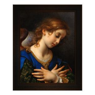 Angel van de aankondiging van Carlo Dolci Foto Afdruk