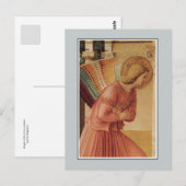 Angel van de aankondiging van Fra Angelico Briefkaart (Voorkant / Achterkant)