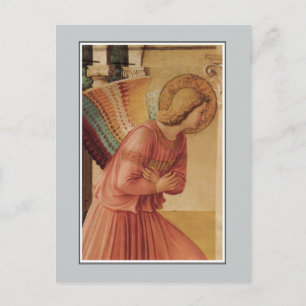 Angel van de aankondiging van Fra Angelico Briefkaart
