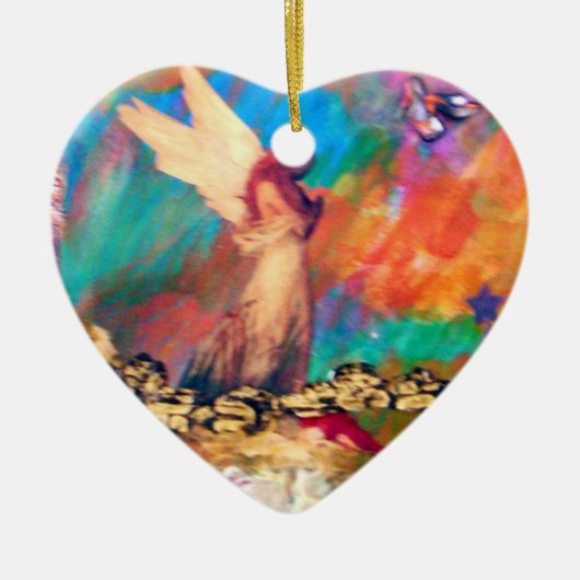 Angel van de Heart Keepomwille Ornament (Voorkant)
