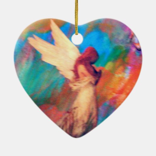 Angel van de Heart Keepomwille Ornament (Achterkant)