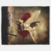 ANGEL VAN DEATH Fleece Blanket Deken (Voorkant (Horizontaal))