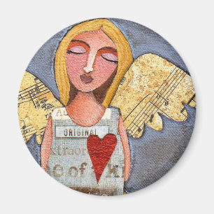 ANGEL van MOED - engelse liefdesmagneet Magneet