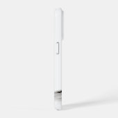 Angel, verloren in gedachte, zwart-wit design iPhone hoesje (Rechterkant)