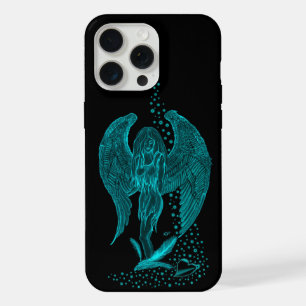 Angel verloren in Love, black and green Design iPhone 15 Pro Max Hoesje