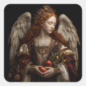 Angel Vierkante Sticker (Voorkant)