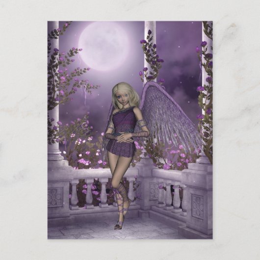 Angel Violet Charms Briefkaart (Voorkant)