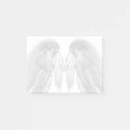 ANGEL VLEUGELS WIT - Grijze aangeroerde veren - Post-it® Notes