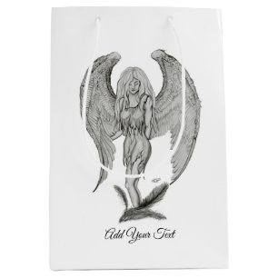Angel, voeg Jouw tekst toe Medium Cadeauzakje
