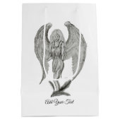 Angel, voeg Jouw tekst toe Medium Cadeauzakje (Achterkant)