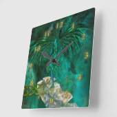 Angel Walker "REALM OF NEFERFANAWA" Vierkante Klok (Hoek)