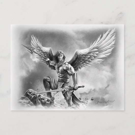 ANGEL WARRIOR BRIEFKAART (Voorkant)