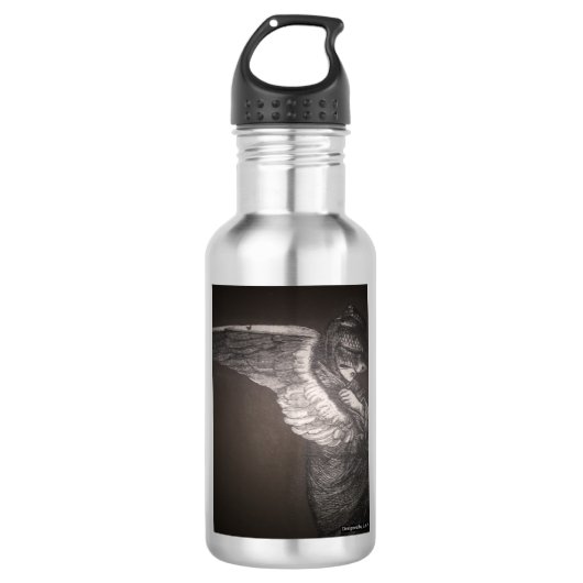 Angel Water Fles (18 oz), Roestvrij staal (Voorkant)