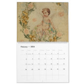Angel White Flowers Blue Sky Kalender (Feb 2026)
