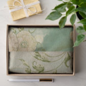 Angel White Flowers Blue Sky Tissuepapier (Geschenk)