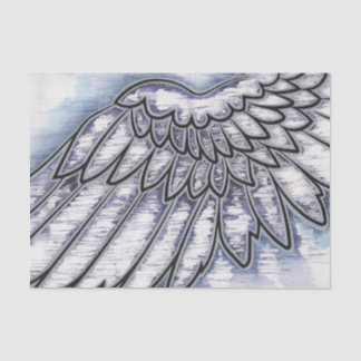 Angel Wing Silver Tissuepapier
