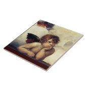 ANGEL / Winged Cherub Tegeltje (Zijkant)