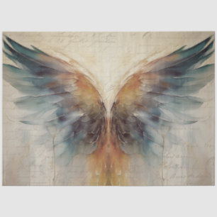 Angel Wings 2 Etheïstisch Abstract impressionisme Tissuepapier